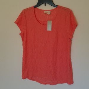 Chicos Burnout Knit Tee